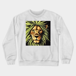 Tiger Screen Wildlife Lion King Crewneck Sweatshirt